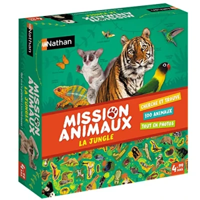 Image de Jeu de société Nathan Mission Animaux Jungles