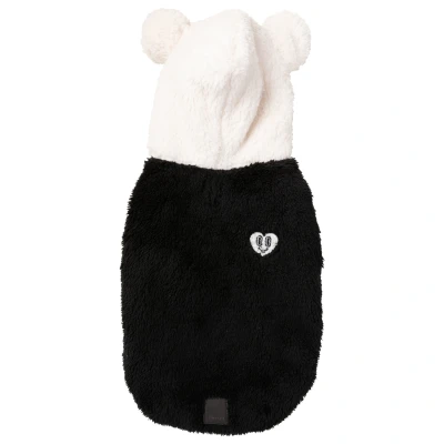 Afbeelding van Fuzzyard Honden Hoodie Winnie Panda Hondenkleding Zwart Wit 4