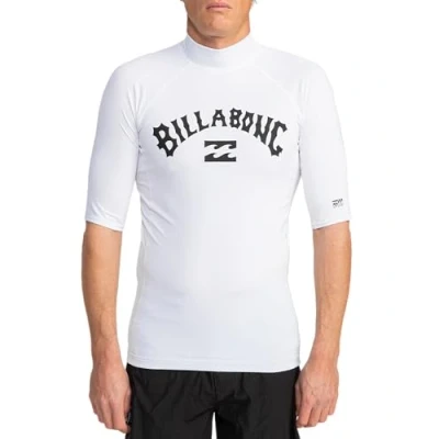 Afbeelding van Billabong Heren Logo Surf Short Sleeve Lycra Vest Wh