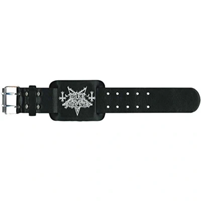 Afbeelding van Dark Funeral Logo Leren Polsband