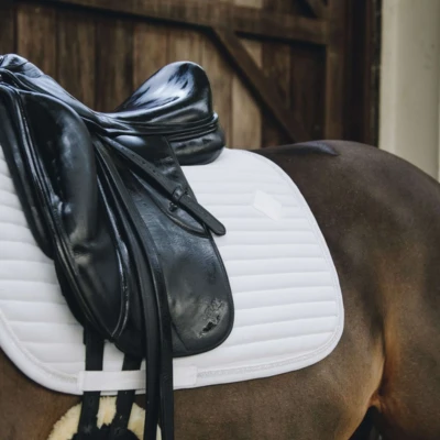 Afbeelding van Kentucky Dressuur Zadeldekje Pearls White Full