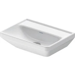 Afbeelding van Duravit D Neo Fonteinbak 45x33.5x13cm zonder kraangat rechthoek Keramiek Wit