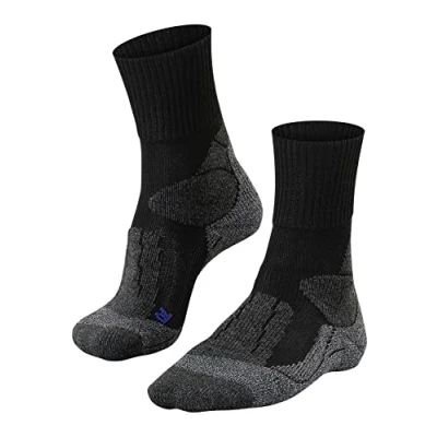 Afbeelding van Falke TK1 Adventure COOL Trekking Functional Extrastrongcushioned Sportsokken, Heren, Maat: 39/41, Black/grey