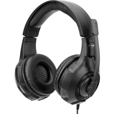 Afbeelding van QPAD QH 25 RGB Stereo 7.1 USB Gaming Headset met 40mm speaker en Rainbow LED verlichting, Multiplatform, flexibele microfoon, lichtgewicht ontwerp