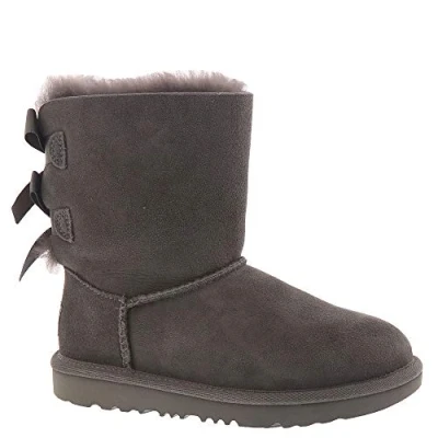 Afbeelding van UGG BAILEY BOW II Uniseks kinderlaarzen, grijs.