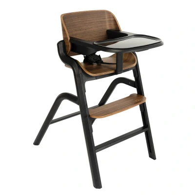 Afbeelding van 50, Korting: Novi At Home Kinderstoel Curve Premium Walnut/Black