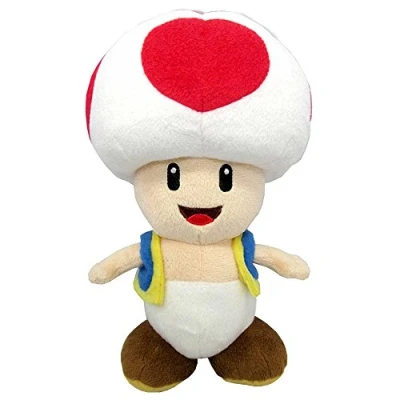 Afbeelding van Super Mario Gmsm6p01toadnew Bros Officiële licentie Nintendo Toad 24 cm pluche