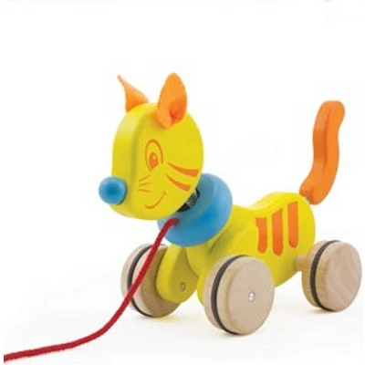 Afbeelding van Pintoy P13500 Houten Trekfiguur Kat