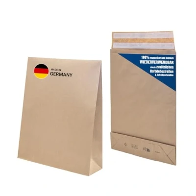 Afbeelding van e Green enveloppen met blokbodem, ft 350 x 450 80 + 100 mm, doos van 200 stuks