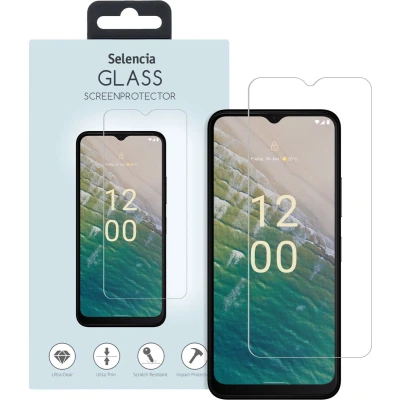 Afbeelding van Selencia Screenprotector Geschikt voor Nokia C32 Tempered Glass Gehard Glas