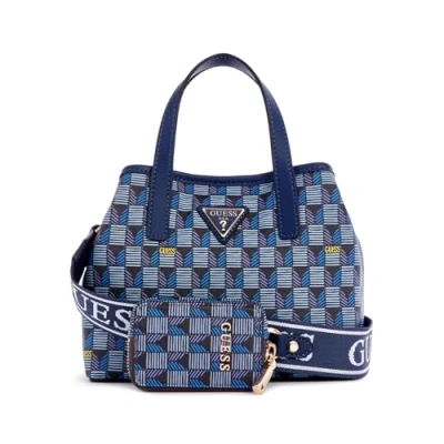 Afbeelding van Guess WAVE MINI TOTE SET Handtas, Dames, Maat: One Size, Blue
