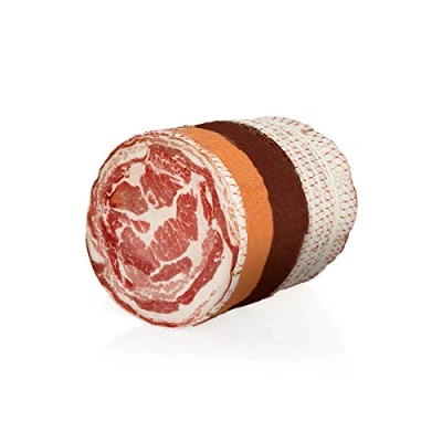 Afbeelding van Pancetta Coppata Salumi Pasini® Graafmachine, typisch product, helft vacuüm geabsorbeerd, 2 kg
