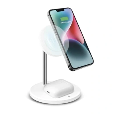 Image de Sbs Chargeur Sans Fil 2 1 15w Blanc