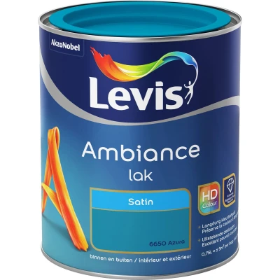 Afbeelding van Levis Ambiance lak zijdeglans 0,75l azura
