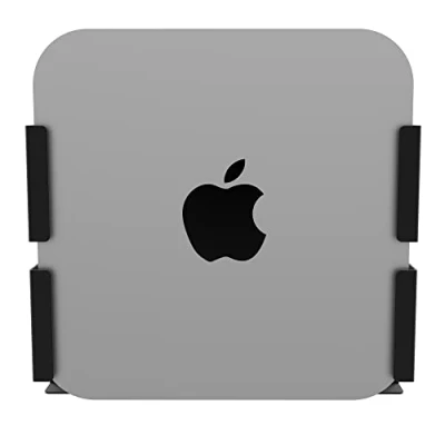 Afbeelding van Hikig Op maat gemaakte metalen muurbeugel voor Mac Mini, desktop muurbeugel, VESA beugel Mini 2010 M1 2022 met gipsplaatschroef, ankers, schroeven