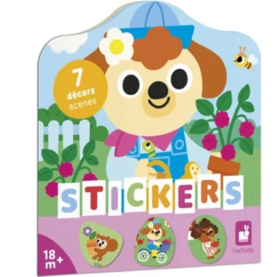 Afbeelding van Janod stickerboek de tuin