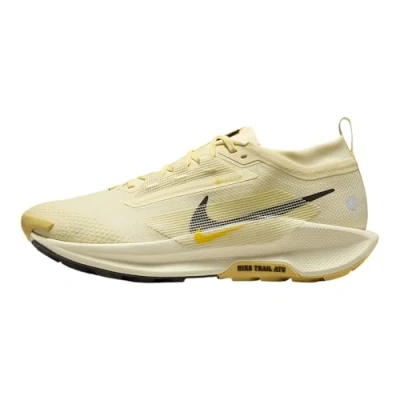 Afbeelding van Nike Performance Reactx Pegasus Trail 5 GTX hardloopschoenen, Heren, Maat: 44, Alabaster/med ash/saturn gold/lightening Kunststof/ textiel