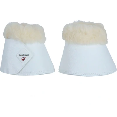 Afbeelding van LeMieux Springschoenen WrapRound Fleece Wit/Naturel XFull
