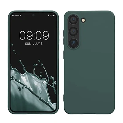 Afbeelding van kwmobile telefoonhoesje geschikt voor Samsung Galaxy S23 Hoesje smartphone Back cover in blauwgroen