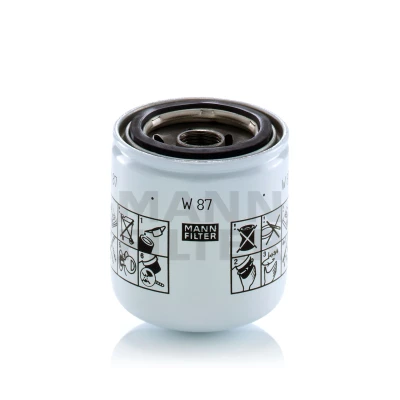 Afbeelding van MANN FILTER W 87 Oliefilter M 20 X 1.5 Opschroeffilter
