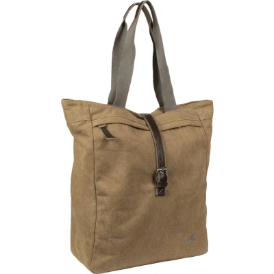 Afbeelding van Fietstas Greenlands Canvas Shopper 20 liter 42 x 34 14 cm camel bruin
