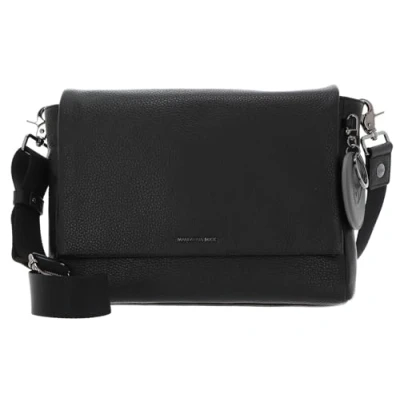Afbeelding van MANDARINA DUCK Leren Schoudertas Mellow Leather Messenger Nero Zwart