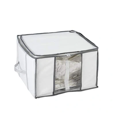 Afbeelding van Wenko Vacuümopbergdoos 40 Cm 42 Liter Polypropyleen Wit/grijs