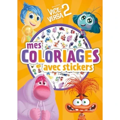 Afbeelding van VICE VERSA 2MES COLORIAGES AVEC STICKERS