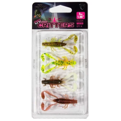 Afbeelding van Fox Rage UV Micro Critters Colour Mixed (4 pcs) 5cm