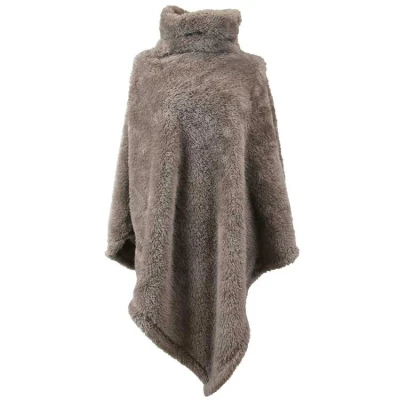 Afbeelding van Unique Living Poncho Dara Taupe 80x75cm