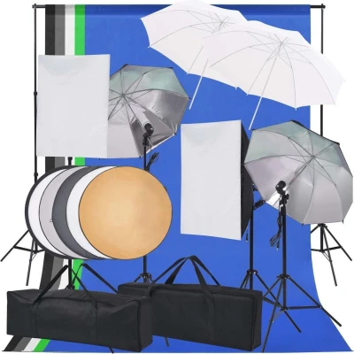 Afbeelding van vidaXL Fotostudio verlichtingsset