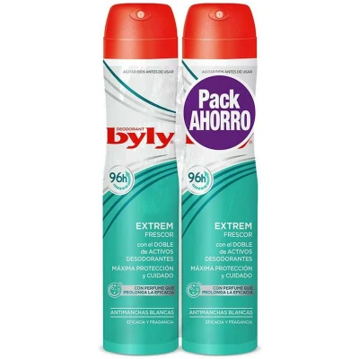 Afbeelding van Deodorant Spray Invisible Anti vlekken Extrem Byly (2 uds)