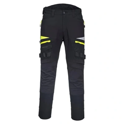 Afbeelding van Portwest DX4 werkbroek voor heren, zwart.