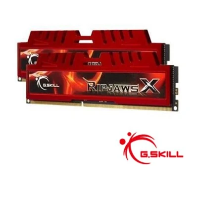 Image de Mémoire RAM G.SKILL Performance Series RipjawsX 16Go (2x 8Go) DDR3 1866MHz F3 14900CL10D 16GBXL Rouge