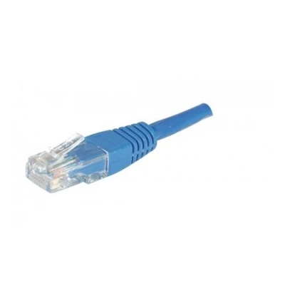 Image de Cordon RJ45 patch UTP CAT 5e Bleu 0,50 m