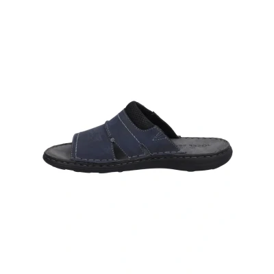 Afbeelding van Josef Seibel Vincent 07 Muiltjes, Heren, Maat: 45, Jeans kombi Leer en textiel