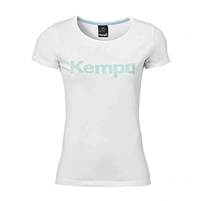 Afbeelding van Kempa Graphic T shirt voor meisjes, dansshirt, Wit.