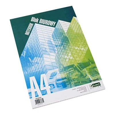 Afbeelding van D.RECT 009602 letterblok geruit blok notitieblok 70 g/m² A4 100 vellen
