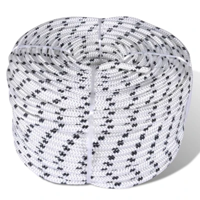 Afbeelding van Boottouw gevlochten 12 mm 250 m polyester wit