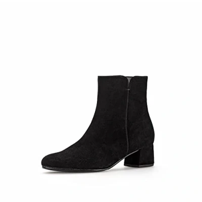Afbeelding van Gabor dames enkellaarsjes met uitneembare zool, Best Fitting, Schwarz 17 zwart