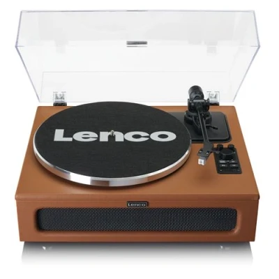 Image de Lenco Tourne disque Bluetooth Avec Haut parleurs Intégrés Brun (ls 430bn)