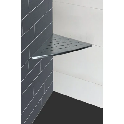 Afbeelding van Wiesbaden InWall hoekplanchet 29x29 RVS