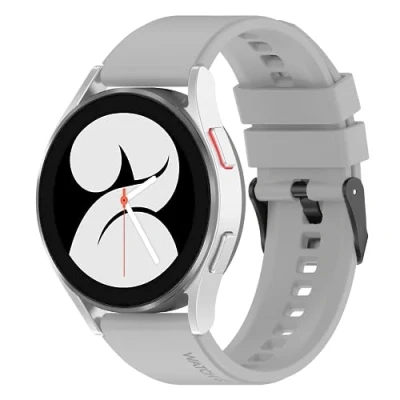 Afbeelding van Huawei Watch GT2 46 mm siliconen reservearmband, compatibel met GT3/GT3 Pro/GT2 Pro 22 mm, Lichtgrijs, Modern