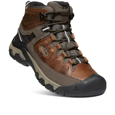 Afbeelding van Keen Targhee III MID WP Outdoorschoenen, Heren, Maat: 45, Chestnut/mulch Leer en textiel