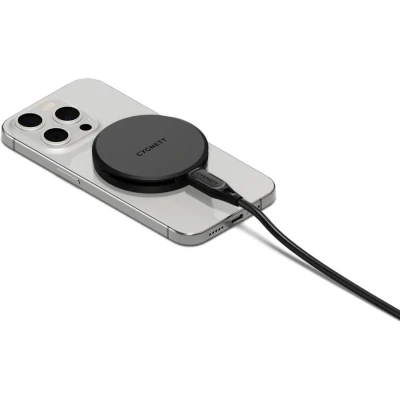 Afbeelding van Cygnett Qi2 Chargepuck Zwart