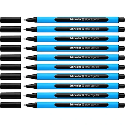 Afbeelding van Schneider Slider Edge (extra grote punt (XB)) 10 stuks, zwarte inkt, onuitwisbaar