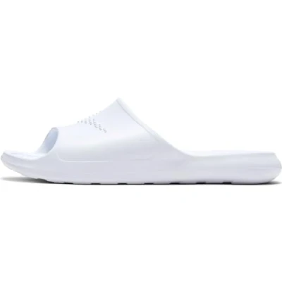 Afbeelding van Nike Sportswear Victori Slide Badslippers white/whitewhite, Dames, Maat: 44.5, White/white white Kunststof