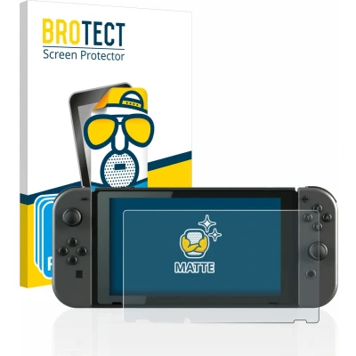 Afbeelding van BROTECT Antireflecterende schermbeschermer mat (Switch), Andere spelaccessoires, Zwart