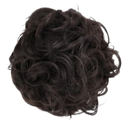 Afbeelding van PRETTYSHOP XL haarstukje Chouchou voor het verkrijgen van volumineus opgedaan haar, krullen, knot, bruin G4E