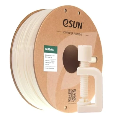 Afbeelding van eSUN ABS+ filament 1,75 mm, eABS+HS ABS Plus 3D printerfilament, hoge snelheid, maatnauwkeurigheid +/ 0,05 spoel van 1 kg (2,2 lbs) voor snel printen